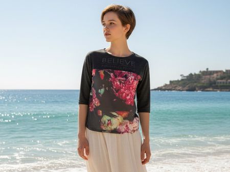 edc t-shirt blouse - bon état - taille XS