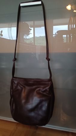 Leder Handtasche, braun