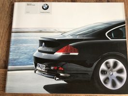 Prospekt BMW E63 6er Coupé 645Ci 1 2004
