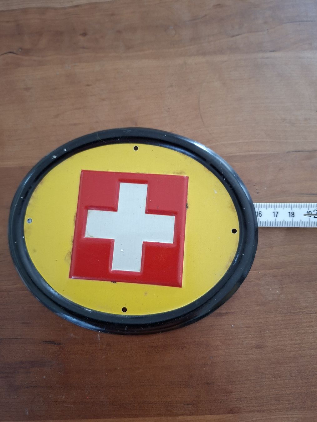 Insegne: Blechschild schweiz antik militär? – Usato da Niederlenz venduto da bagua1 2