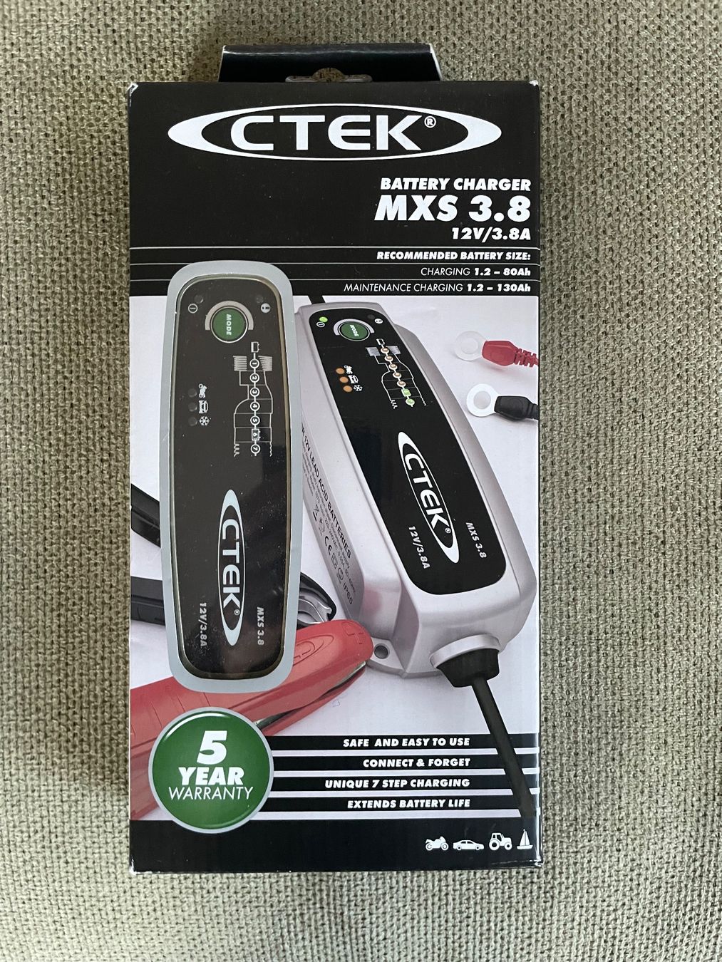 Ctek Caricabatterie: Ladegerät CTEK MXS 3.8 12Volt Neu – Nuovo e nell'imballaggio originale da Frauenfeld venduto da Digididi