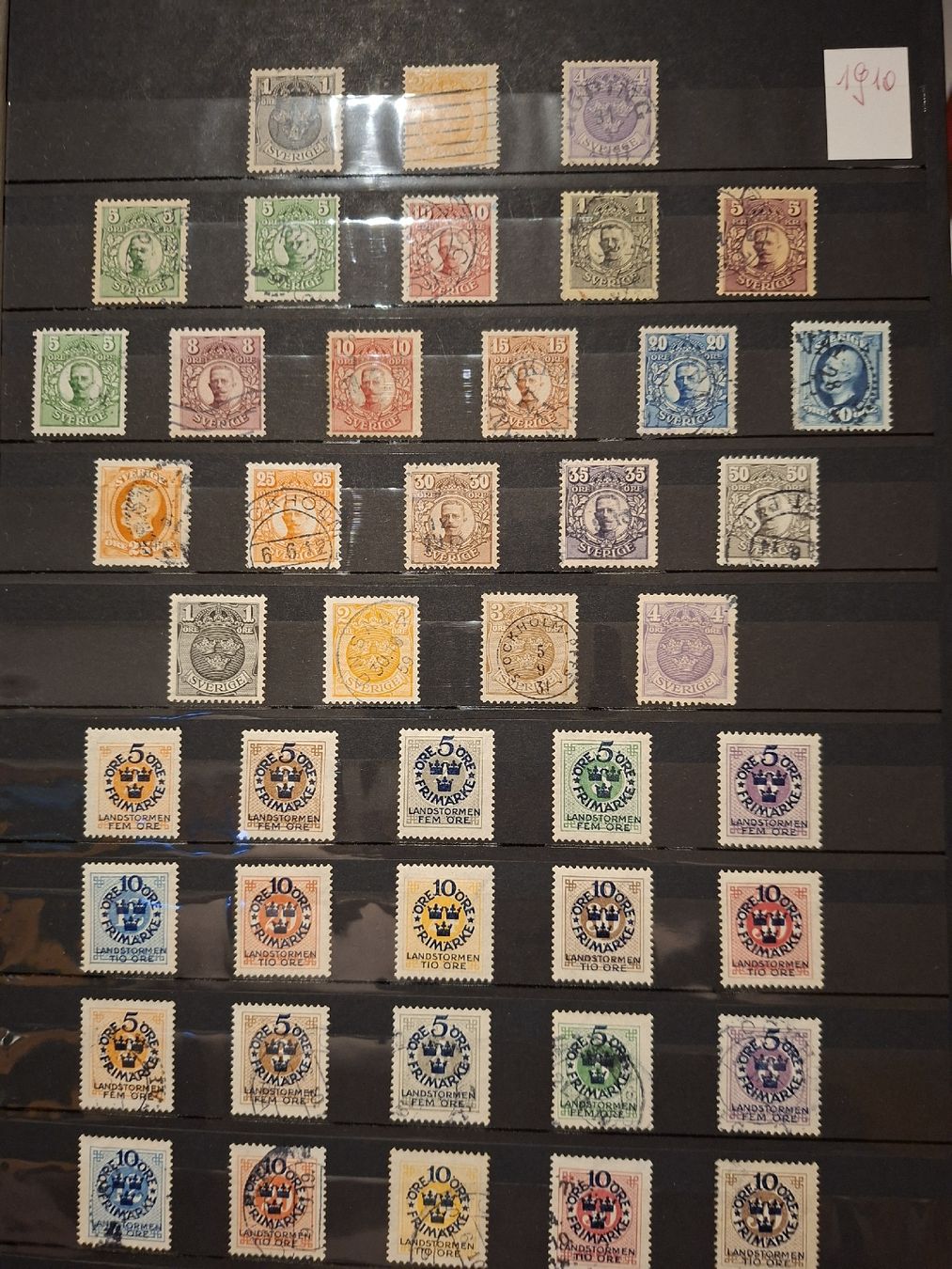Alle Briefmarken: Briefmarkensammlung Schweden  – Gebraucht aus Balgach von SIMEON27 3