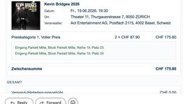 2x Tickets Kevin Bridges - here if you need me