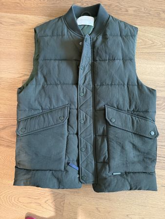 Scotch & Soda, Gilet, Weste, Olivgrün, Gr. M, fleckfrei