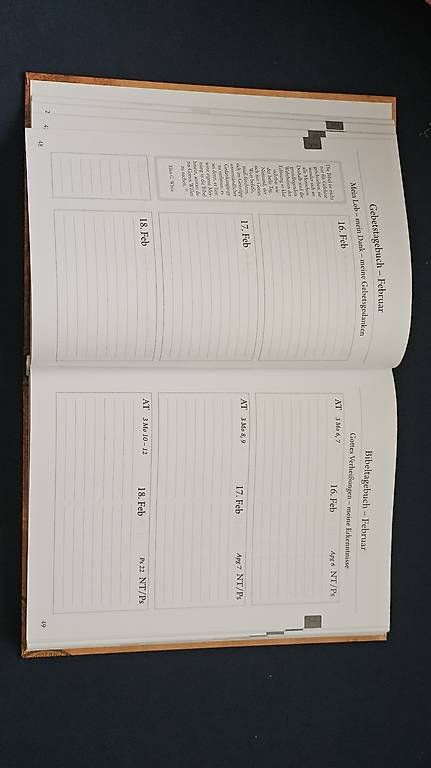Bücher: EIN BIEBEL GEBETS TAGEBUCH – Gebraucht aus Lupfig von cobra1172 1