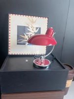 Vintage-Stil Schreibtischlampe, rot, Top Zustand