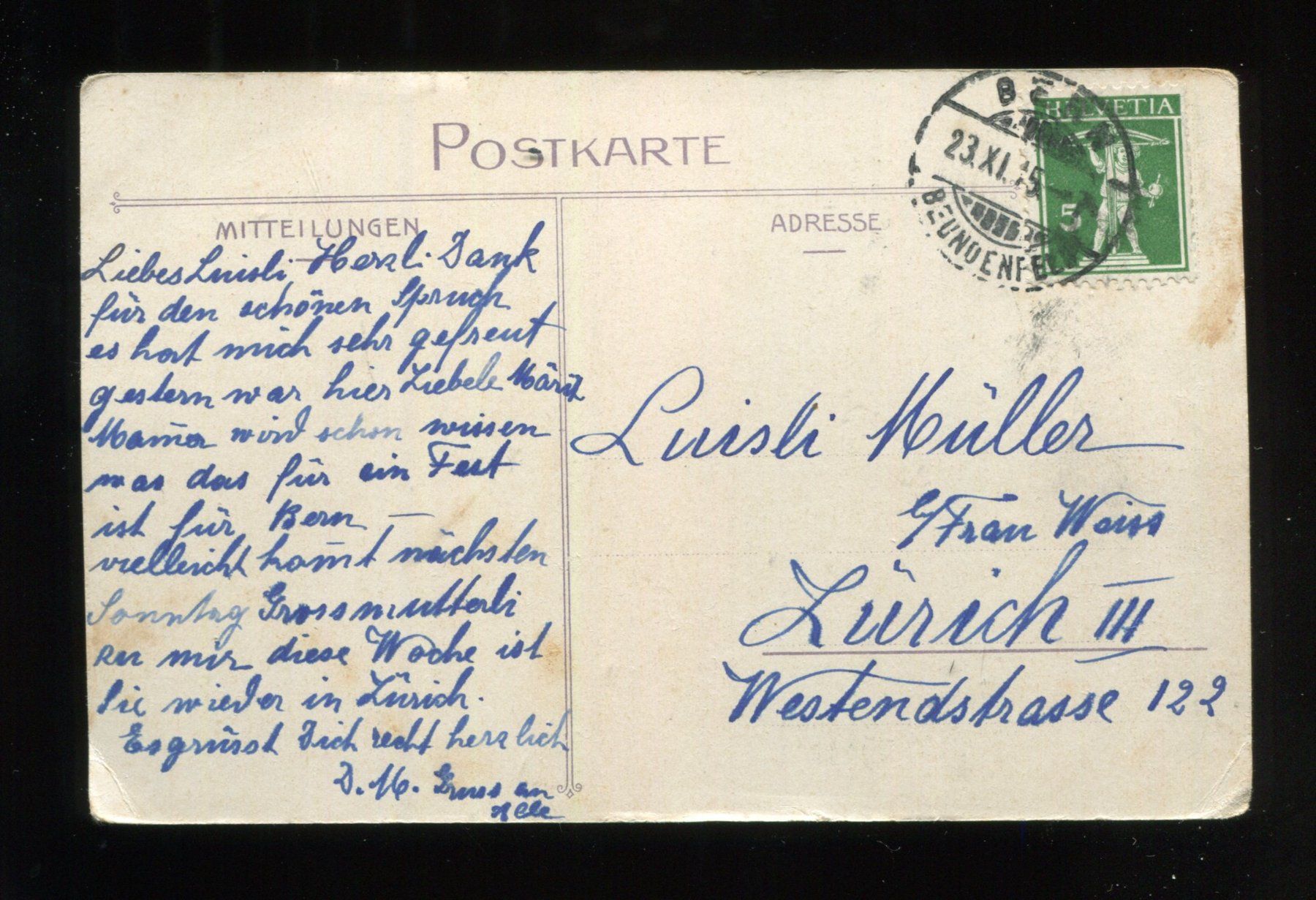 Cartoline postali: Bern, Bärenkarte – Usato da Aarau venduto da Elmaar41 1