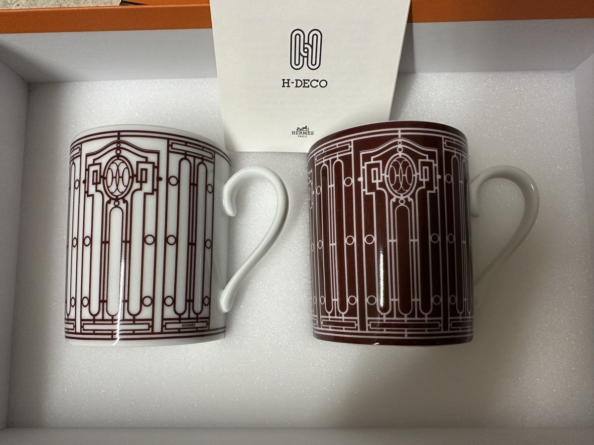 Hermès Set di piatti: Hermes coffee tea set – Nuovo e nell'imballaggio originale da Kilchberg ZH venduto da cruella 1