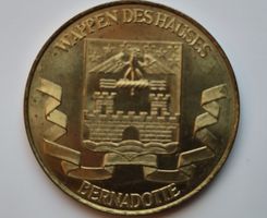 🧡 Sale  4 Wertmarken Insel Mainau 1x Familienwappen Graf L.