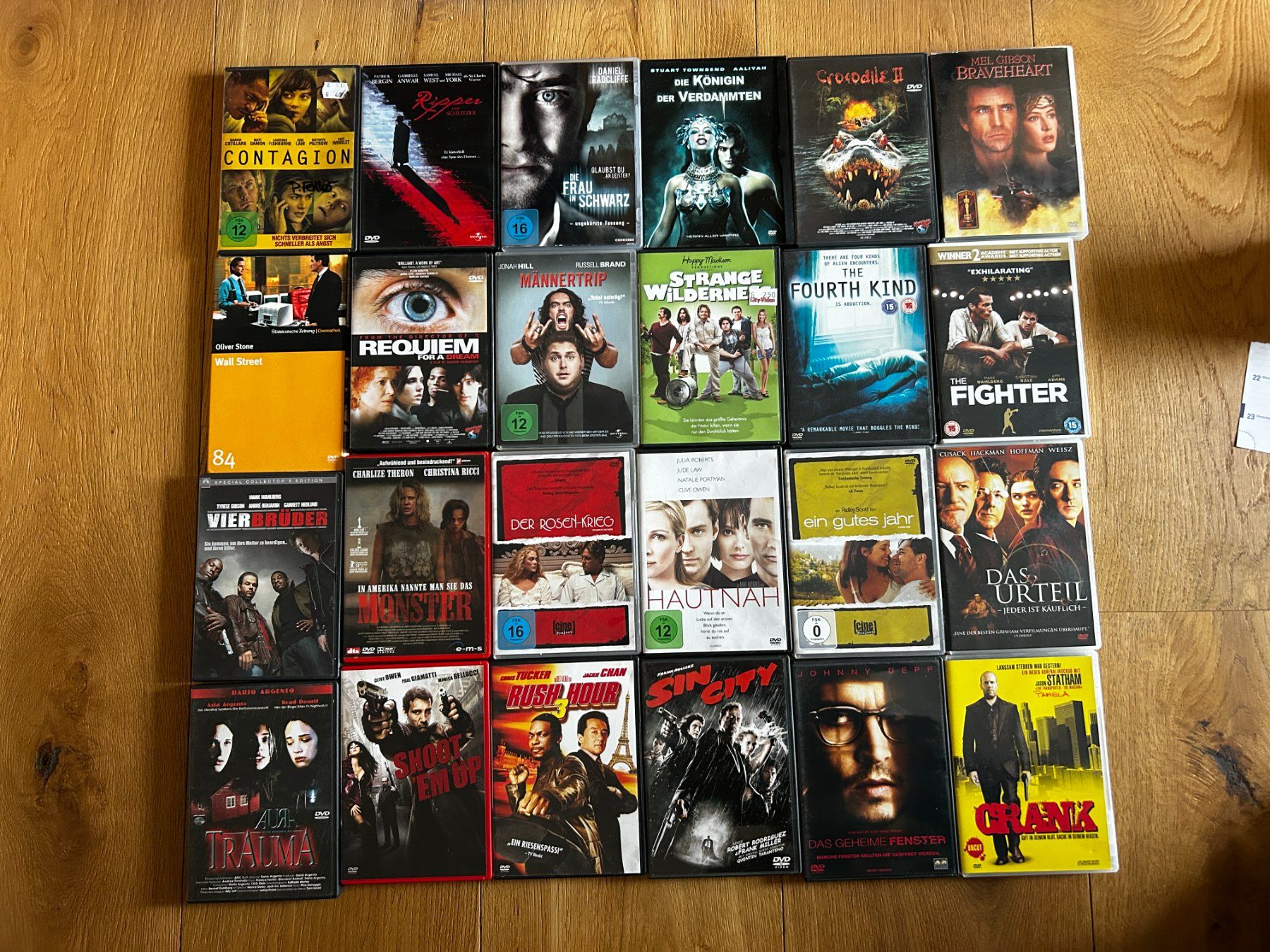 Alle DVDs: DVD Sammlung Action, 24 DVDs international, deutsche Sprache – Gebraucht aus Steinach von Jaguare1961