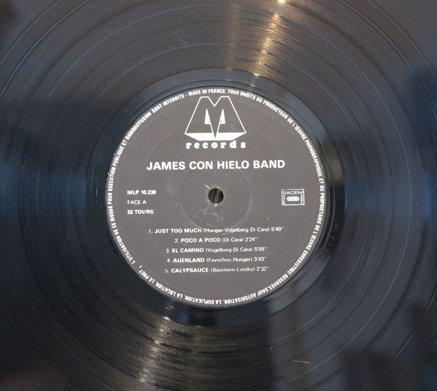 Dischi in vinile: James con Hielo Band - LP – Usato da Zürich venduto da Naim60 3