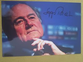 Sepp Blatter - 13x18cm - persönlich gesammelt