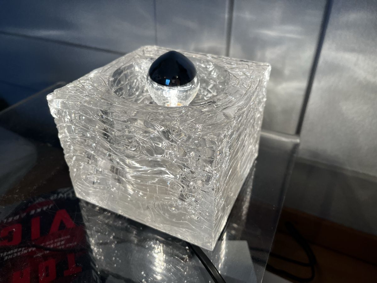 Lampen: Space Age 70er Jahre Eisglas Plexiglas Tischleuchte – Gebraucht aus Bern von fotolog111 3