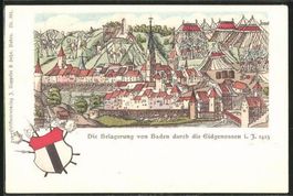Die Belagerung von Baden durch die Eidgenossen 1415