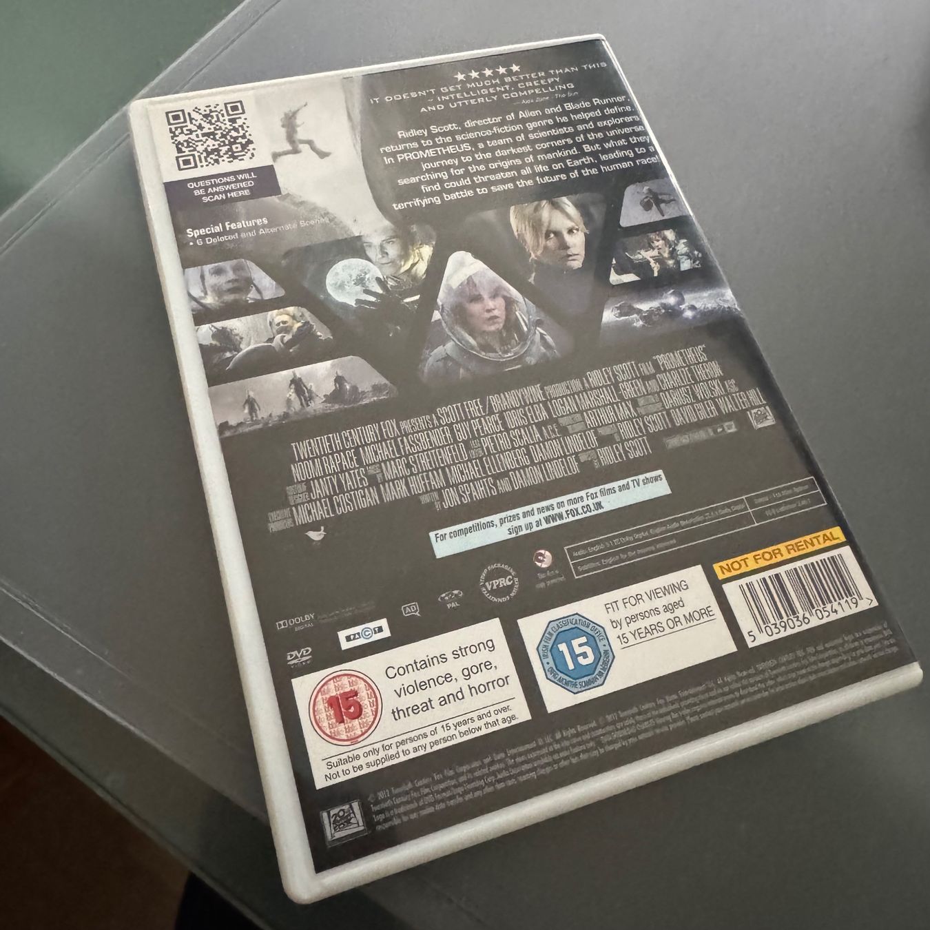 Tutti i DVDs: Prometheus (DVD; UK-Version) NEUWERTIG – Nuovo (secondo la descrizione) da Schaffhausen venduto da AMJoho 1