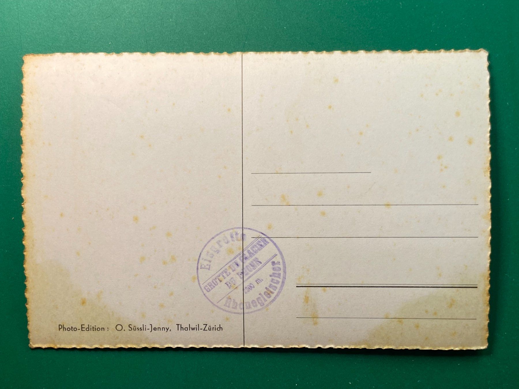 Cartoline postali: Rhonegletscher gegen Mutthorn – Usato da Steg VS venduto da danwer74 1