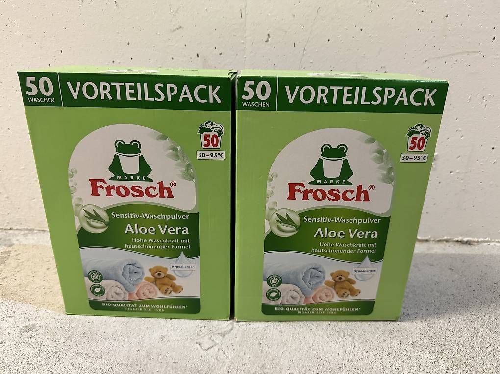 Cibi & Specialità: 2 Ex. Frosch Waschpulver à 3.3kg – Usato da Uster venduto da cynale