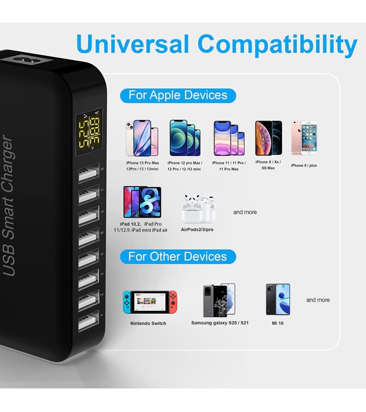 Docking station: Ladestation Mehrere Geräte mit LED Bildschirm, USB – Nuovo e nell'imballaggio originale da Nuglar venduto da SaleRitter 2