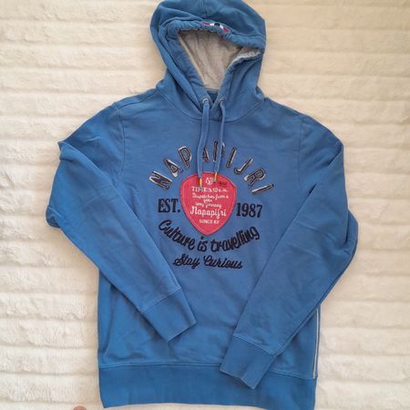 Pull Napapijri bleu ciel, taille M -vintage