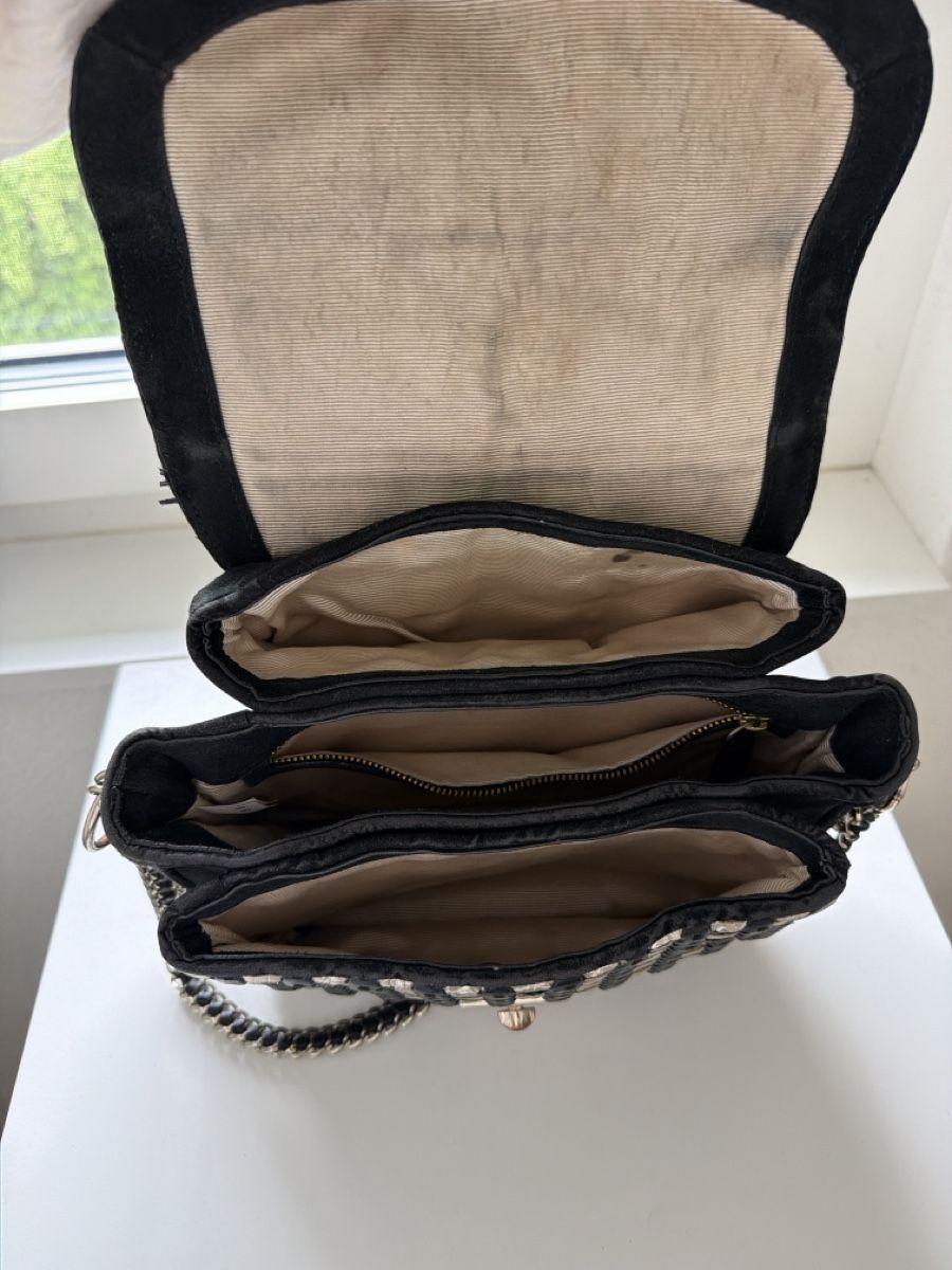 Taschen für Damen: Reiss Black & White Woven Shoulder Bag – Gebraucht aus Stallikon von RTagel 2