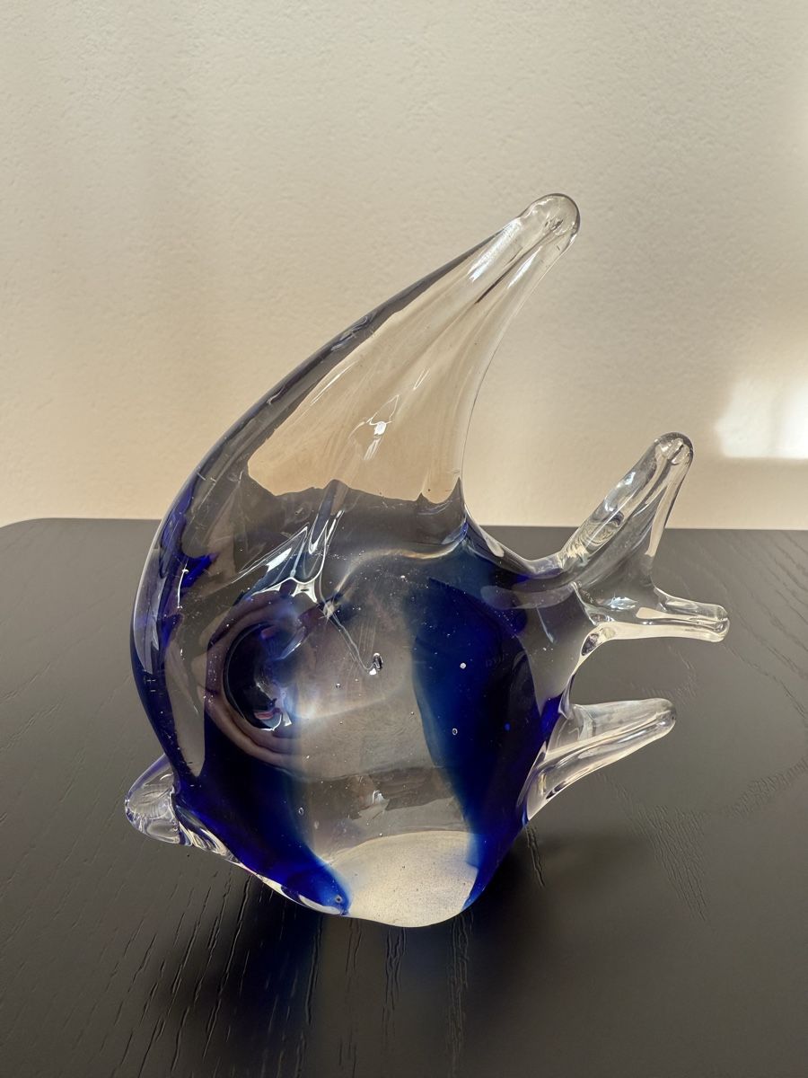 Figuren: Deko-Glasfisch, Murano-Stil, blau/klar – Neu (gemäss Beschreibung) aus Rorschacherberg von drdupor 1