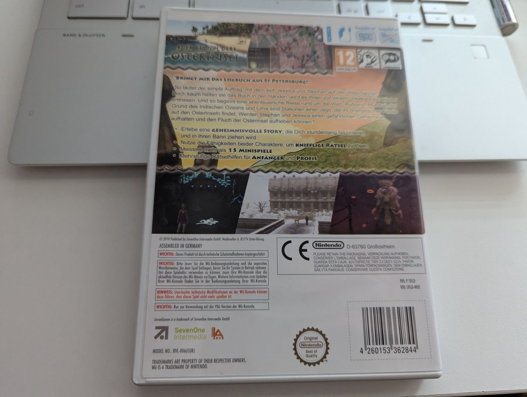 Nintendo Giochi: Der Fluch Der Osterinsel - Nintendo Wii Game – Usato da Hünenberg See venduto da SpecialEditionGaming 1