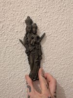 Relief Madonna with Child Brass or Bronze.
