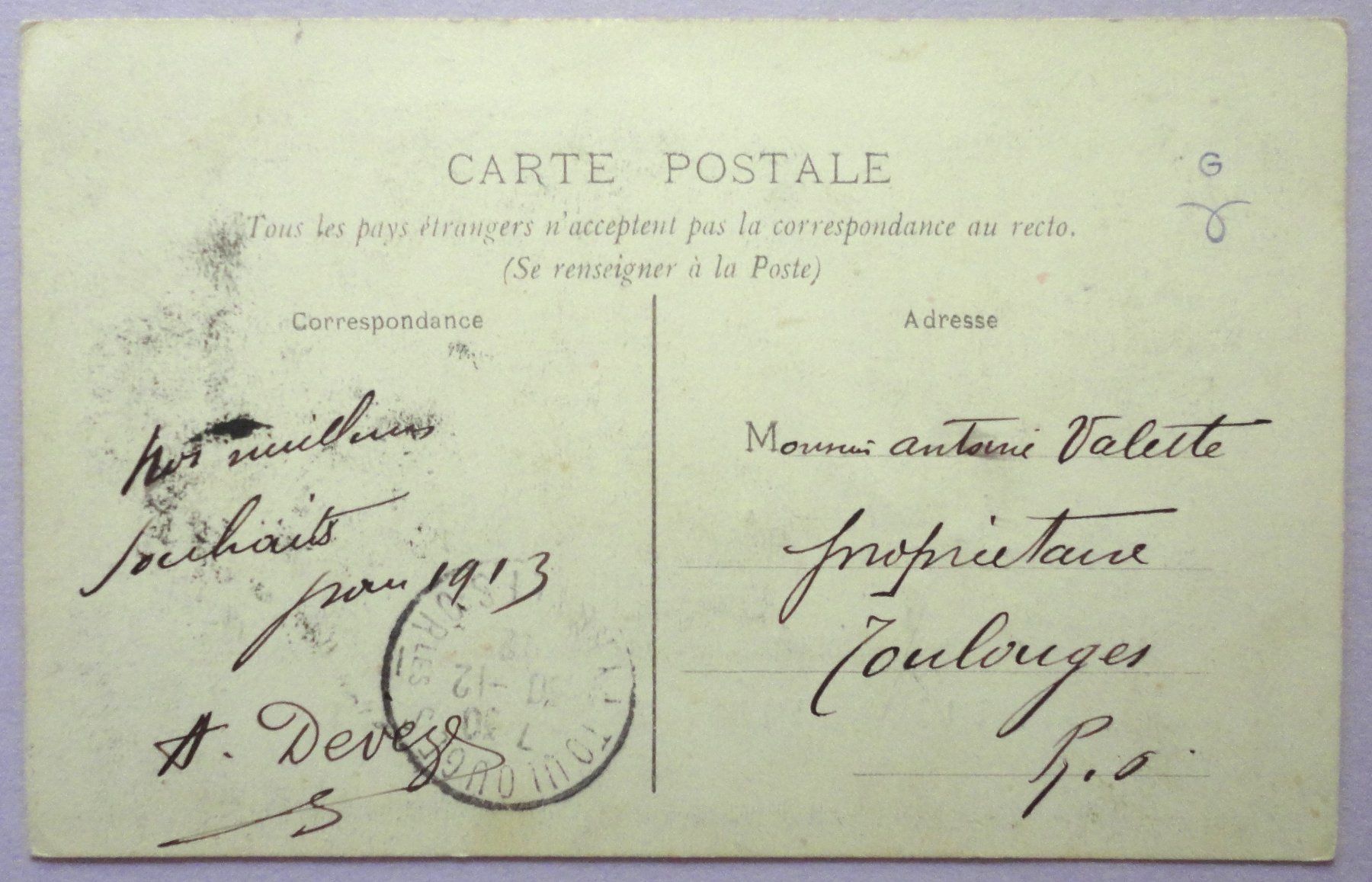Cartoline postali: Bonne Année de Perpignan – Usato da Fétigny venduto da Billy2miny 1