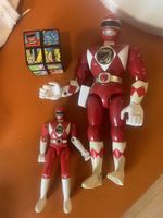 3x original "Powerrangers" Figuren etc. (1990's, vintage)