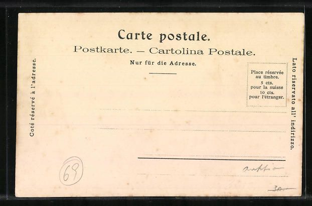 Cartoline postali: Litho Altdorf, Ortsansicht, Tell-Denkmal – Usato da Berlin venduto da bartko-reher 1
