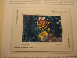 Vignette 150 Jahre Post 1999, Aus Jahrbuch, **