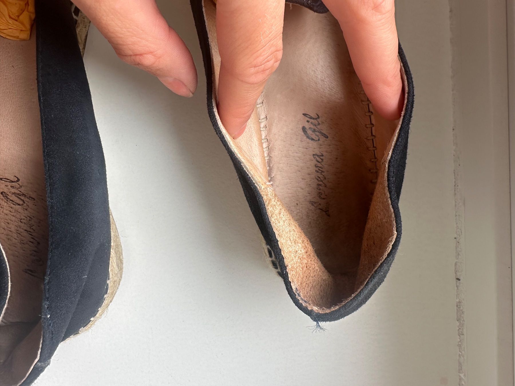 Scarpe da donna: Dunkelblaue Espadrilles mit Glitzerstein – Usato da Uster venduto da Monika_OB 4