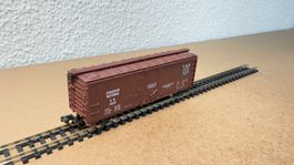 Trix Atlas Brauner Güterwagen Spur N in OVP