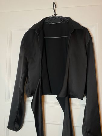 Cache coeur décolleté noir - Zara - taille M
