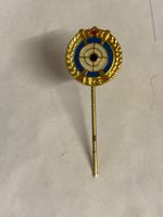 Ancienne broche cible étoile rouge - collection!