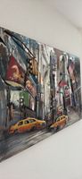 3D Metall Wandbild New York Times Square  80 × 118 cm