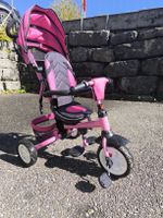 Kinderdreirad mit Schiebestange pink- guter Zustand