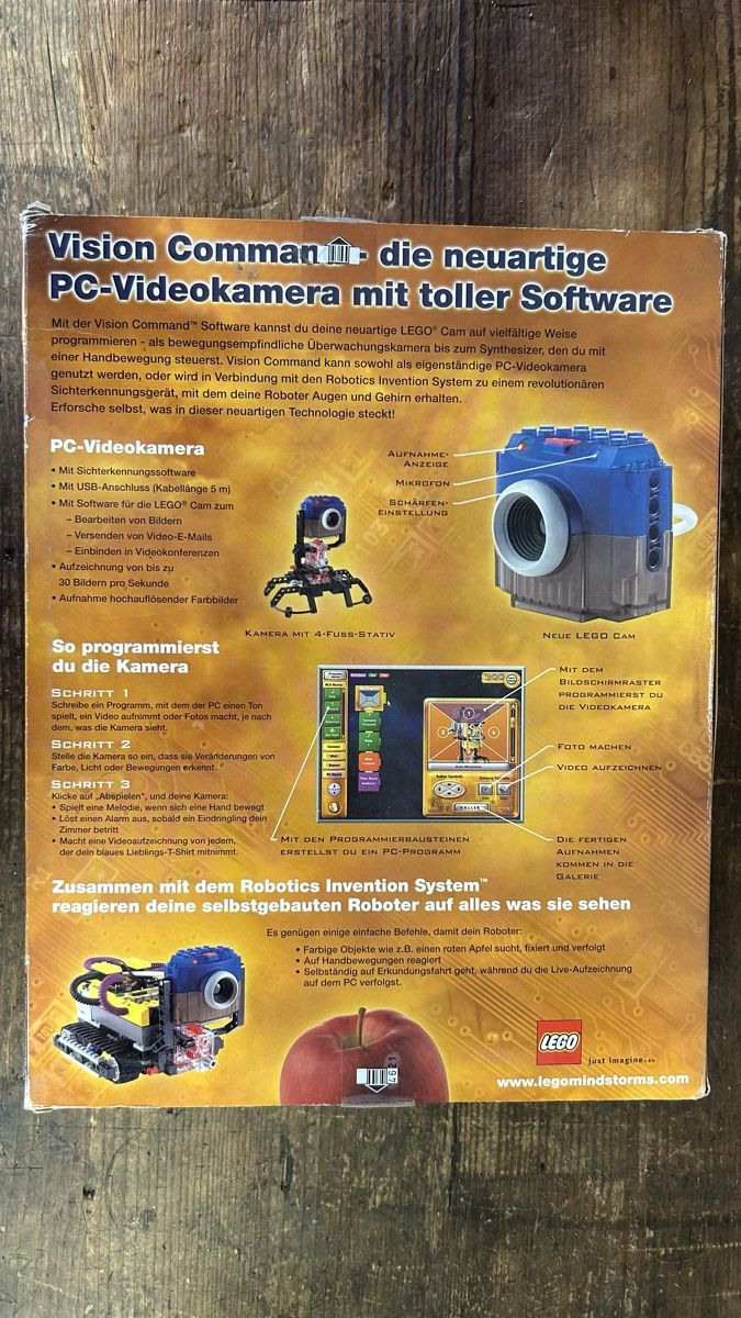 Lego Giocattoli: LEGO Mindstorms Vision Command PC-Videokamera OVP 43 Ze 38 – Nuovo e nell'imballaggio originale da Breitenbach venduto da Vince54 1