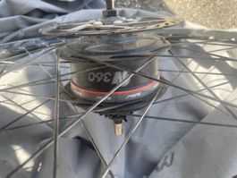 Hinterrad 26'' mit NuVinci Nabenschaltung N360 - stufenlos!