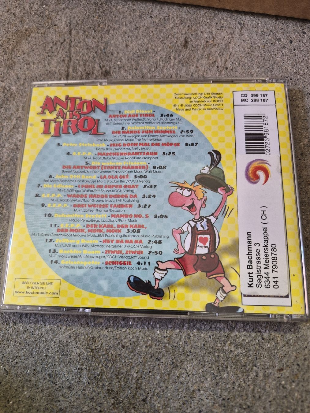 CD: ANTON AUS TIROL CD – Usato da Oberegg venduto da kev_58s7 1