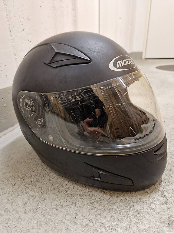 Caschi & visiere: Motorradhelm, schwarz matt, Grösse XS – Usato da Chur venduto da marc3710 1