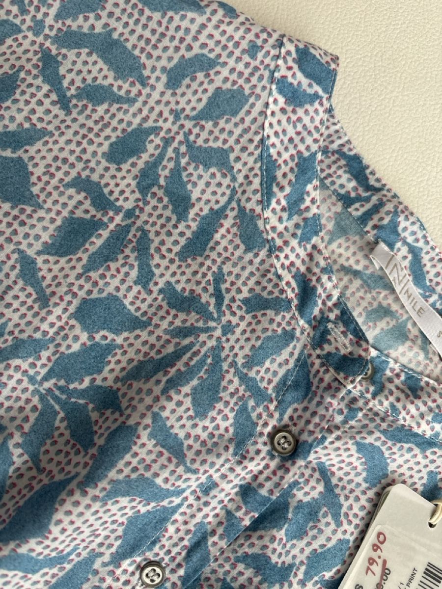 Nile Blusen: Nile Bluse  Grösse S Weiss Blau – Neu (gemäss Beschreibung) aus langenthal von rundholz7 6