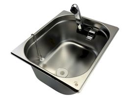 Edelstahl Spülbecken Camping 325 x 265