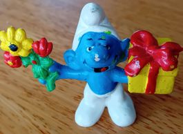 Schlumpf Figur "Geburtstagsschlumpf" von Schleich '78