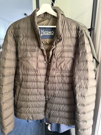 Herno Daunen Jacke Khaki gr. 54