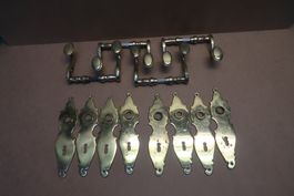 Drücker + Langschild Messing