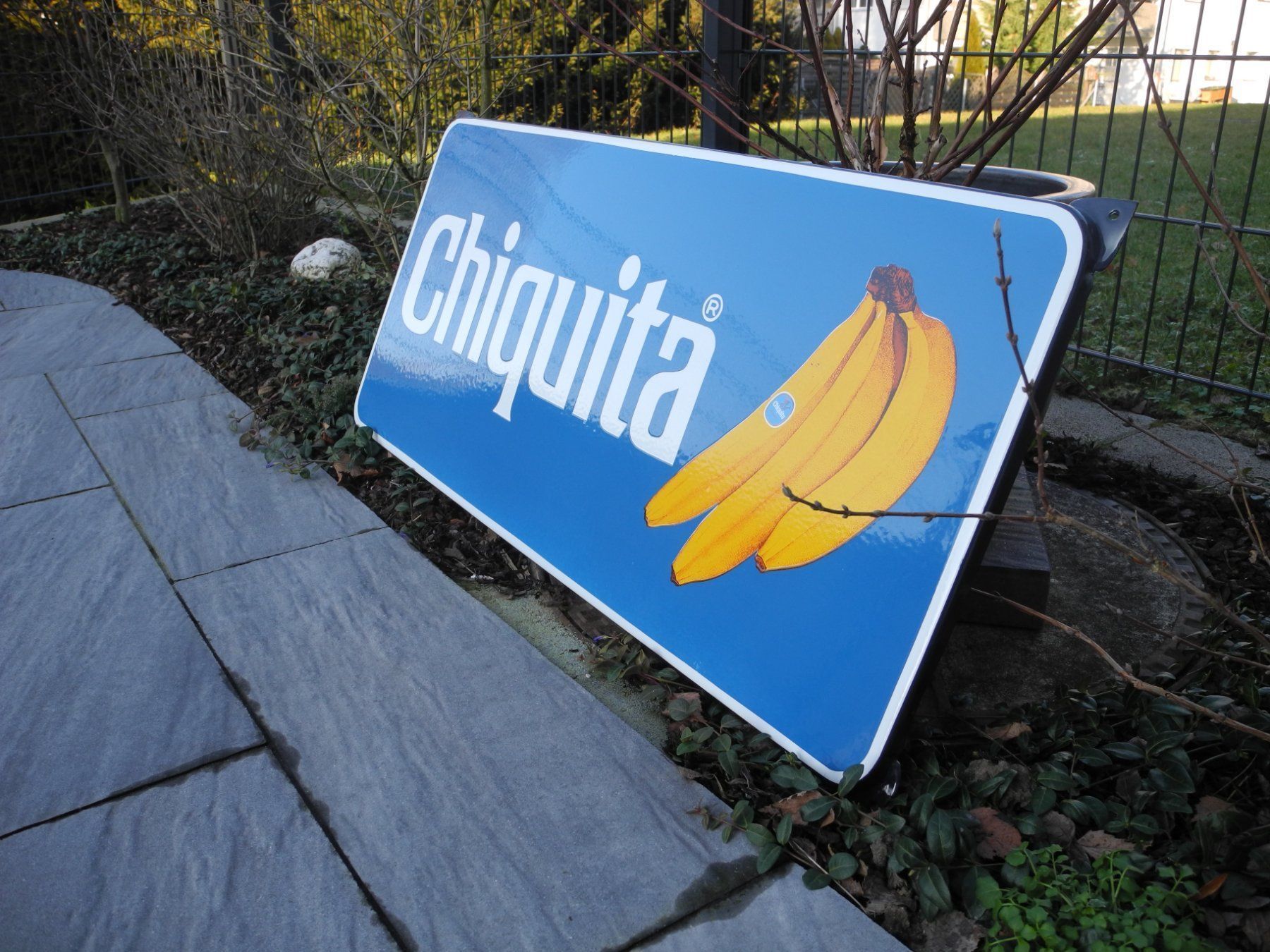 Insegne: XXL CHIQUITA EMAILSCHILD – Nuovo (secondo la descrizione) da Reinach AG venduto da Huckleberrysix 5