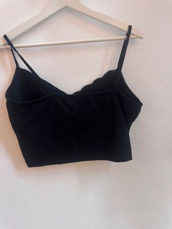 Crop Top Schwarz Grösse S - ungetragen 