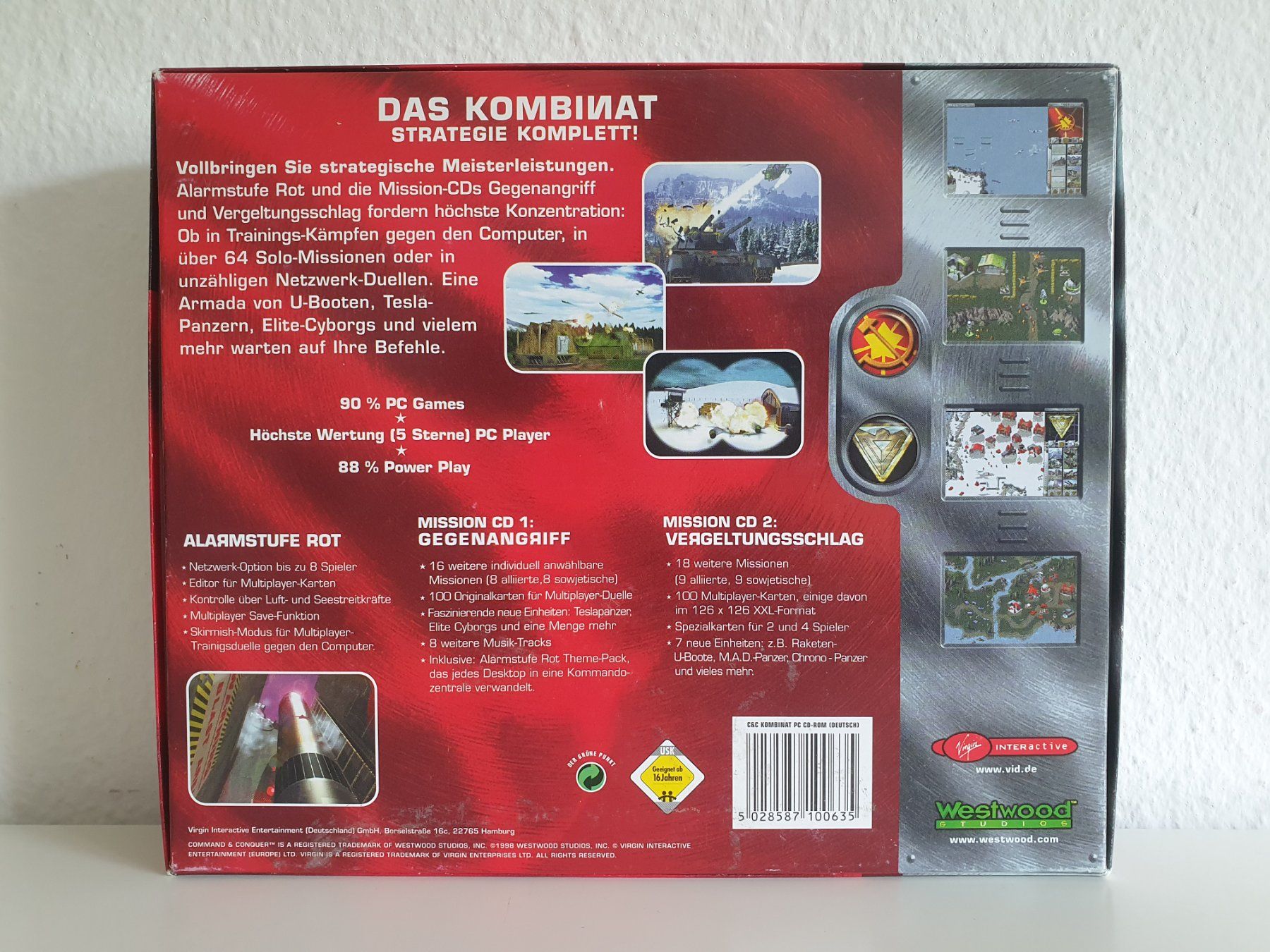 Giochi: PC Game Command & Conquer Alarmstufe Rot Kompendium Big Box – Usato da Greifensee venduto da perfectioN88 3