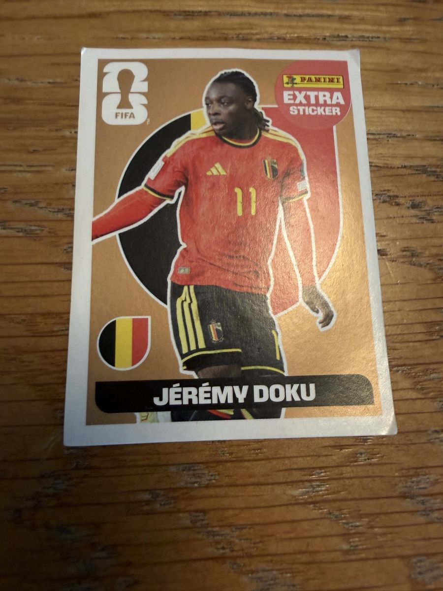 Panini Sammelbilder & Trading cards: Extra Sticker bronze jeremy doku – Gebraucht aus Zofingen von philippe_kaufmann